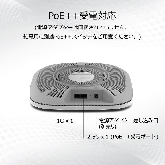 取寄 NETGEAR WAX630E-100APS AXE7800 Insight アプリ&クラウド トライバンドワイヤレスAP