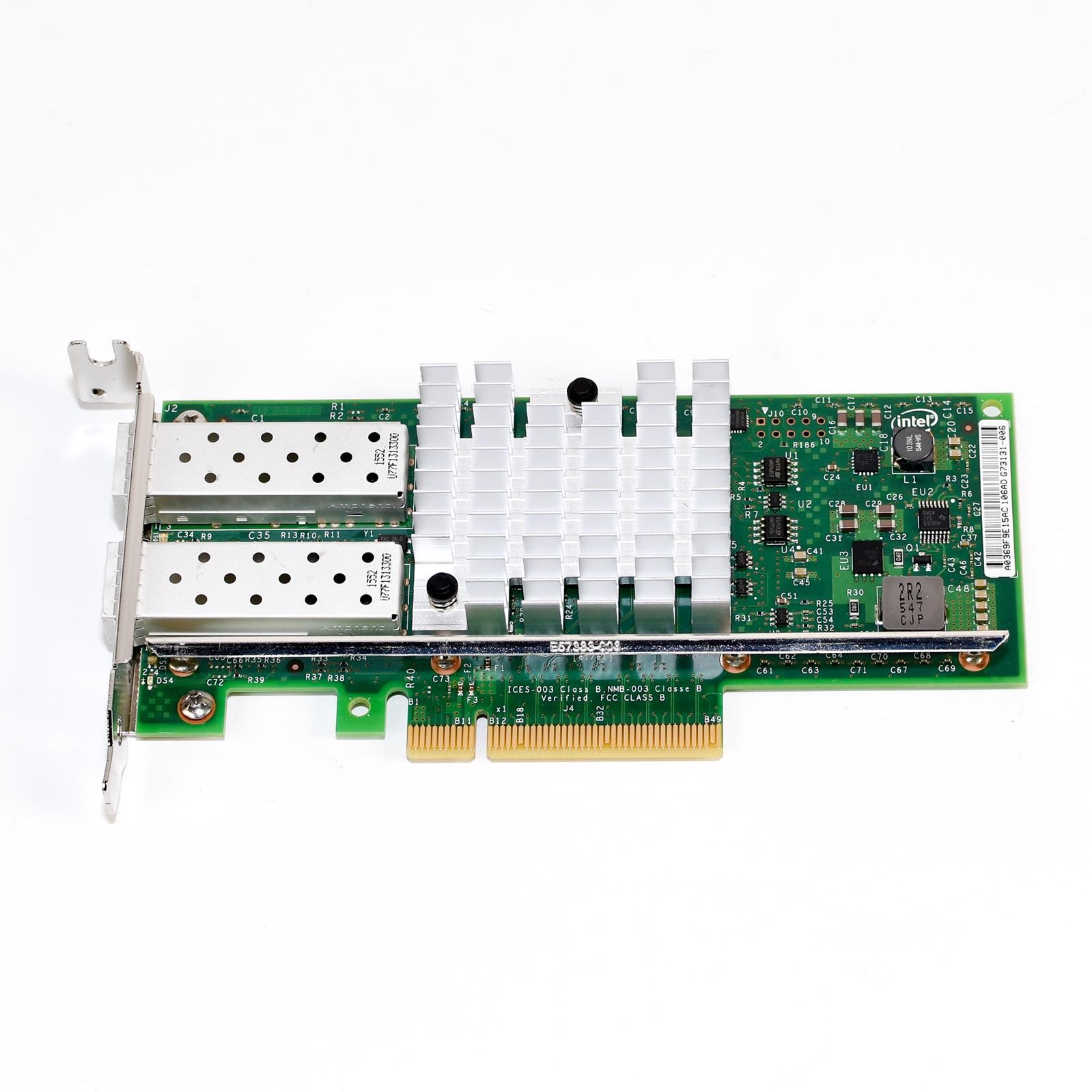 中古 Intel X520-DA2 10Gb SFP+ 2PORT ロープロファイル