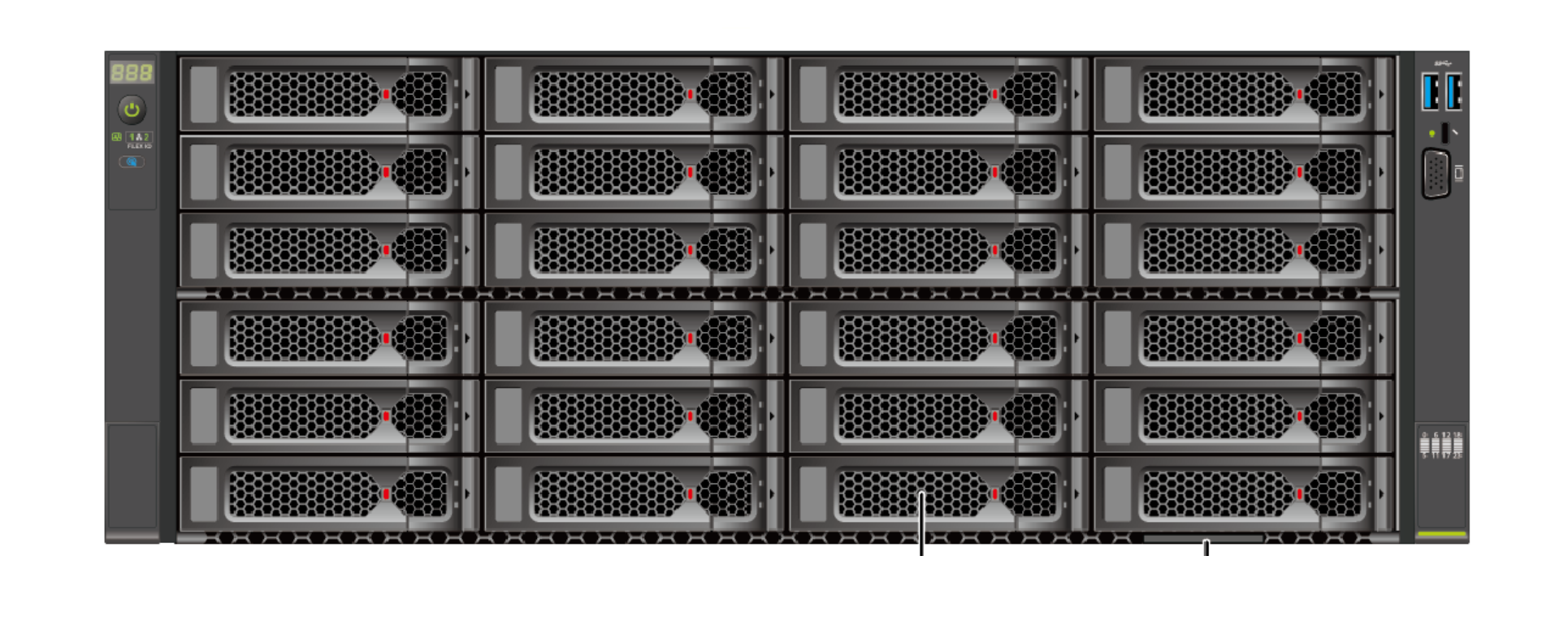【納期1.5ヶ月 新品】xFusion FusionServer 5288 V7 S4514Y 26TBx40台 全容量で1PB超え！ 超巨大ストレージ モデル6