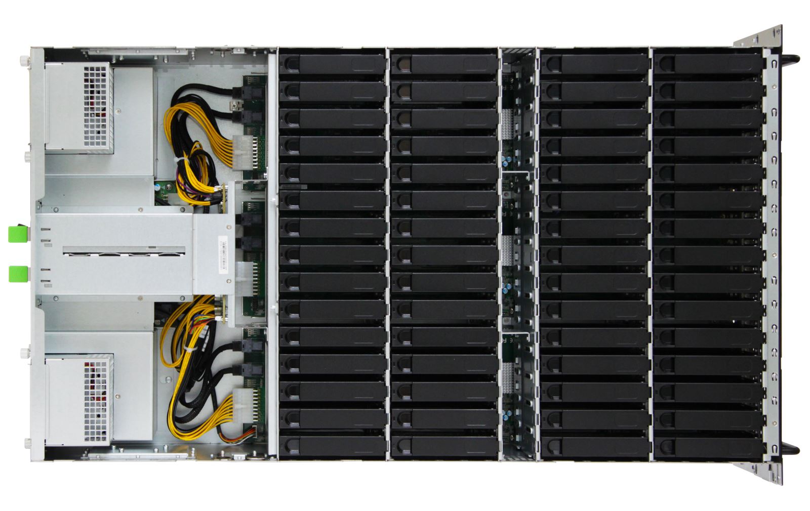 取寄 AIC XJ1-40602-01 J4060-02-Single 3.5インチ 60ベイ 4Uラックマウント JBODエンクロージャ