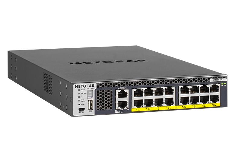 取寄 Netgear XSM4316PA-100AJS PoE+199W10ギガビット16ポートL3フルマネージスイッチ M4300-16X