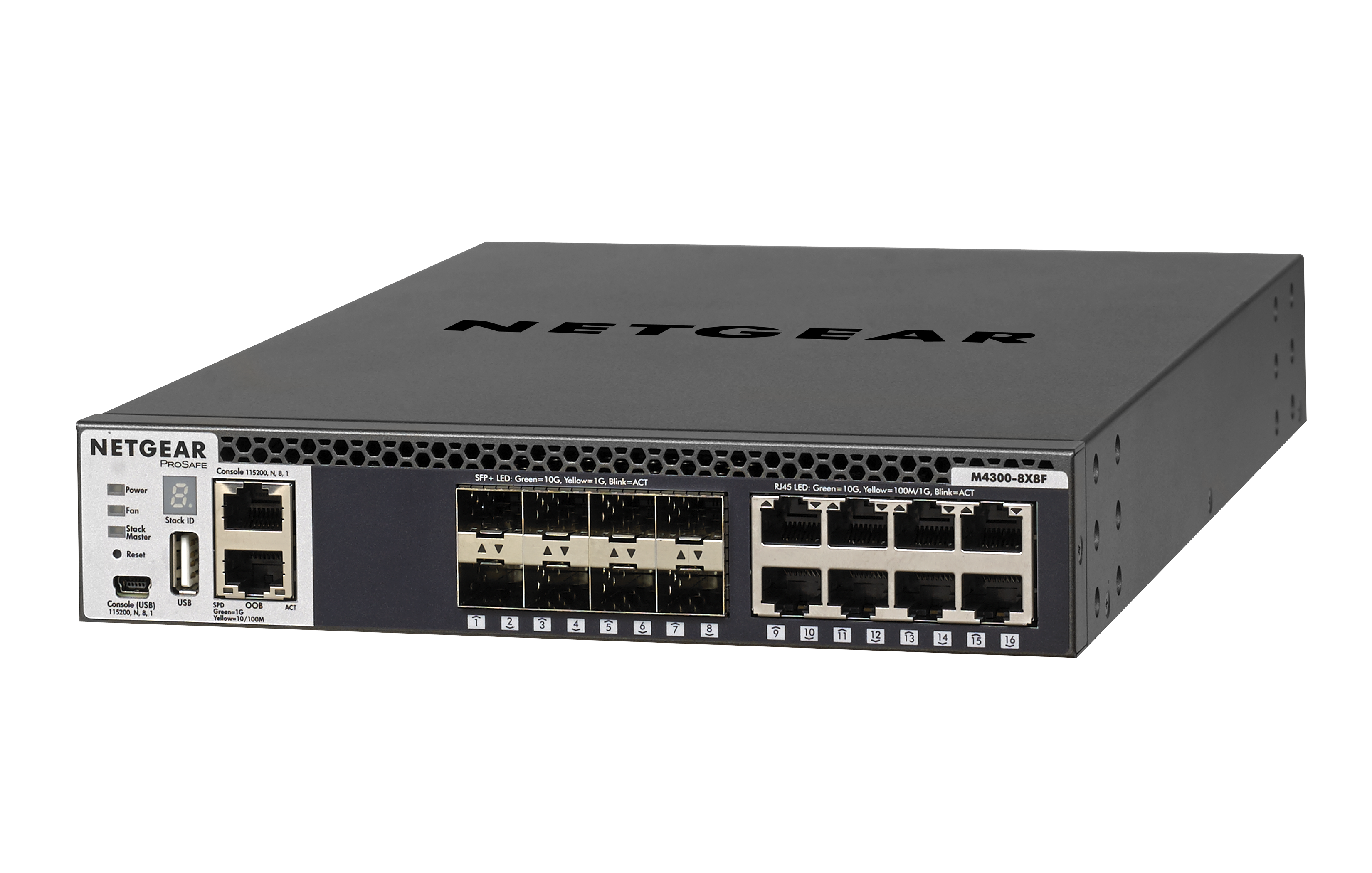 取寄 Netgear XSM4316S-100AJS M4300-8X8F 10G-Tx8 SFP+x8