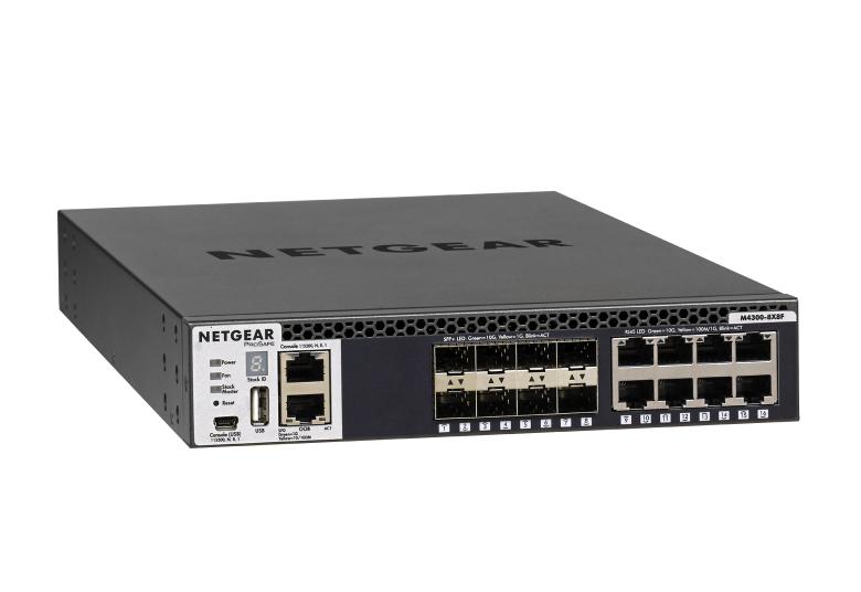 取寄 Netgear XSM4316S-100AJS XSM4316S M4300-8X8F 10GBASE-T x8 + SFP+ x8