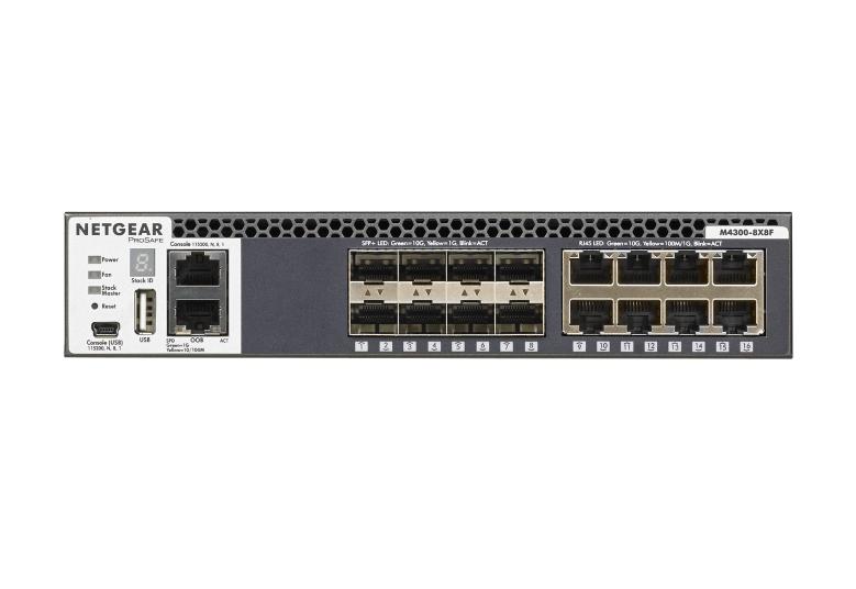 取寄 Netgear XSM4316S-100AJS XSM4316S M4300-8X8F 10GBASE-T x8 + SFP+ x8