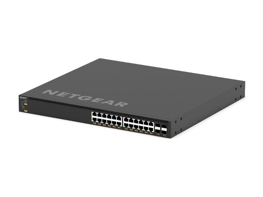 取寄 NETGEAR XSM4328CV-100AJS PoE+対応10G/5G/2.5G/1G×24  25G SFP28×4フルマネージスイッチ