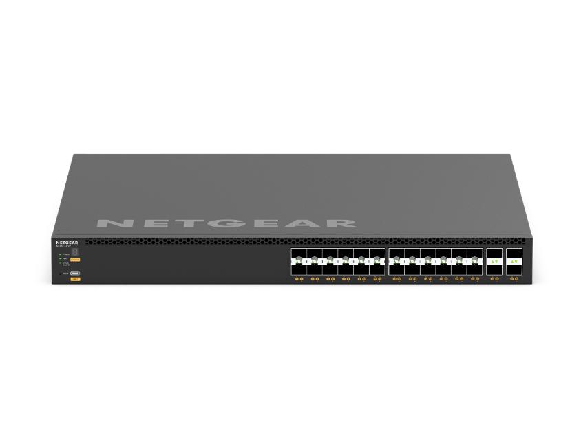 取寄 NETGEAR XSM4328FV-100AJS 10G SFP+×24  25G SFP28×4 フルマネージスイッチ M4350-24F4V