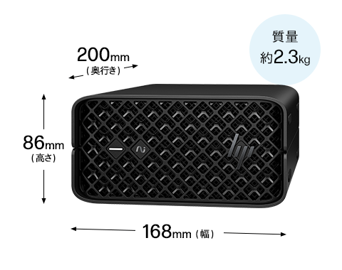 【otto認定中古】HP BT1F9PT#ABJ Z2 Mini G1a Workstation Ryzen AI Max PRO 385 /64GB/1TB ZT x2/Win11【純正箱付 美品】