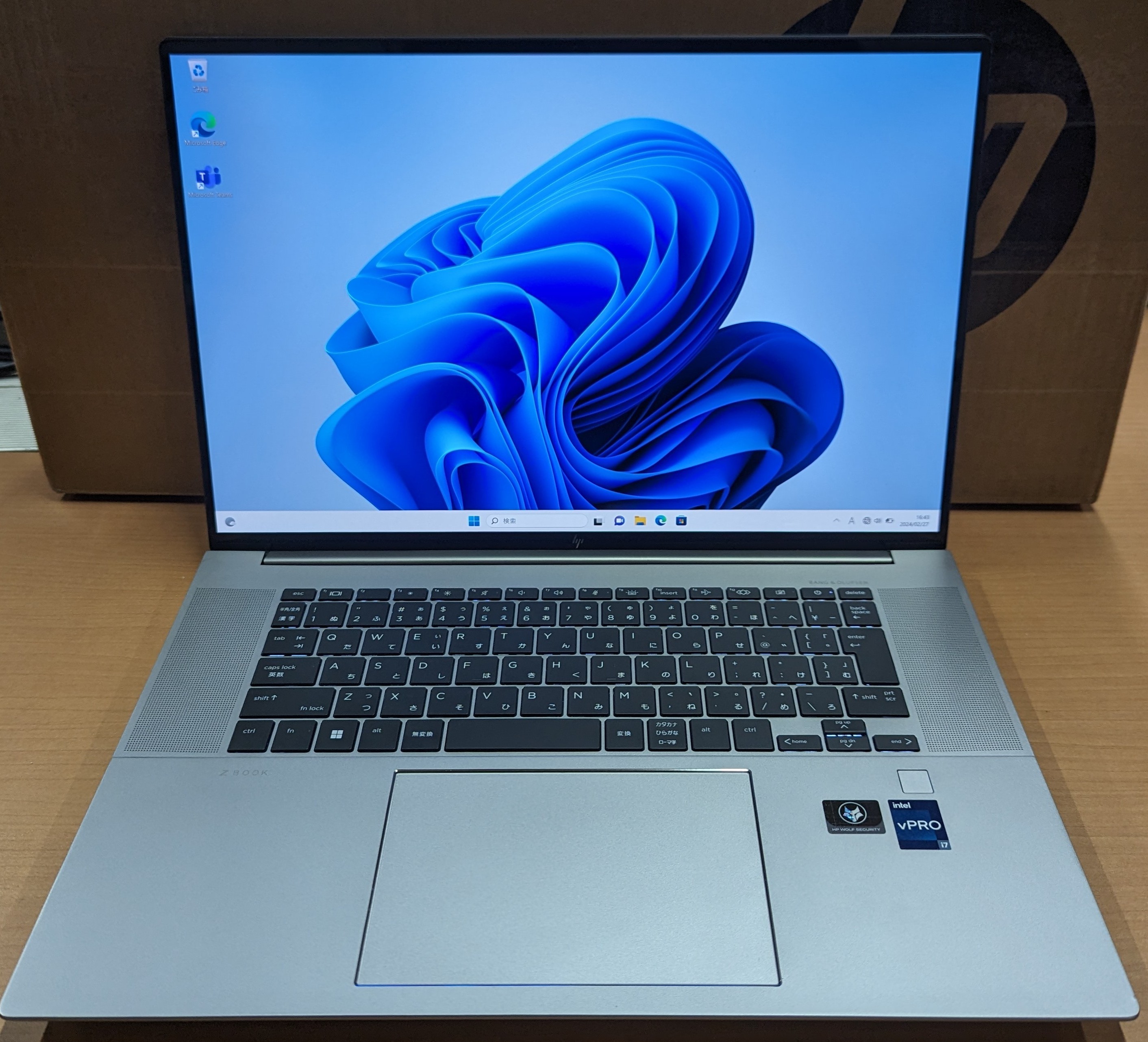 HP 6B4W2PA#ABJ ZBook Studio 16 G9 i7-12800H/32G/1TB/A2000 Win11Pro【純正箱付 otto認定中古品 保証付】